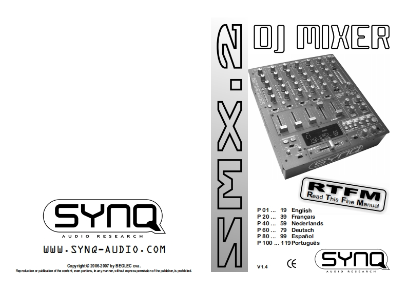 Synq_SMX_2_使用说明书手册