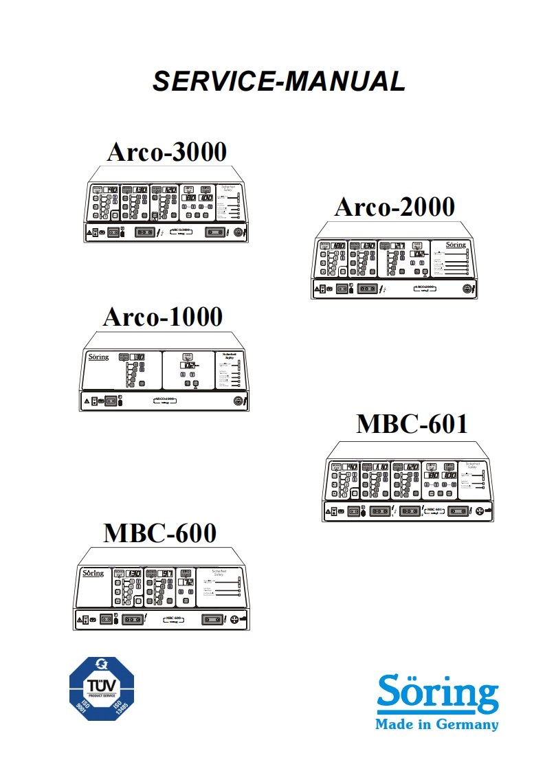 Söring_Arco100020003000_-_Service_manual