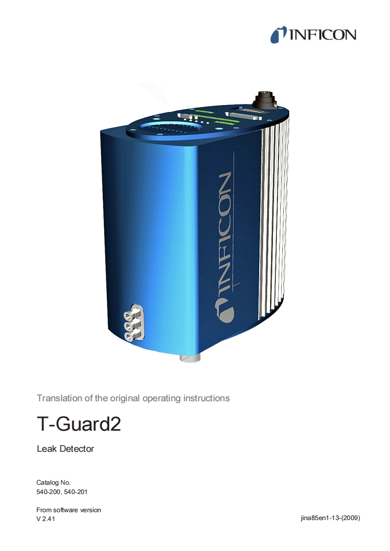 T-Guard2_操作说明书手册-jina85en1-13-(2009)