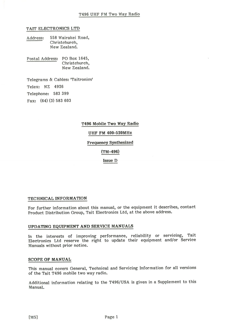 T496_维修操作说明书手册