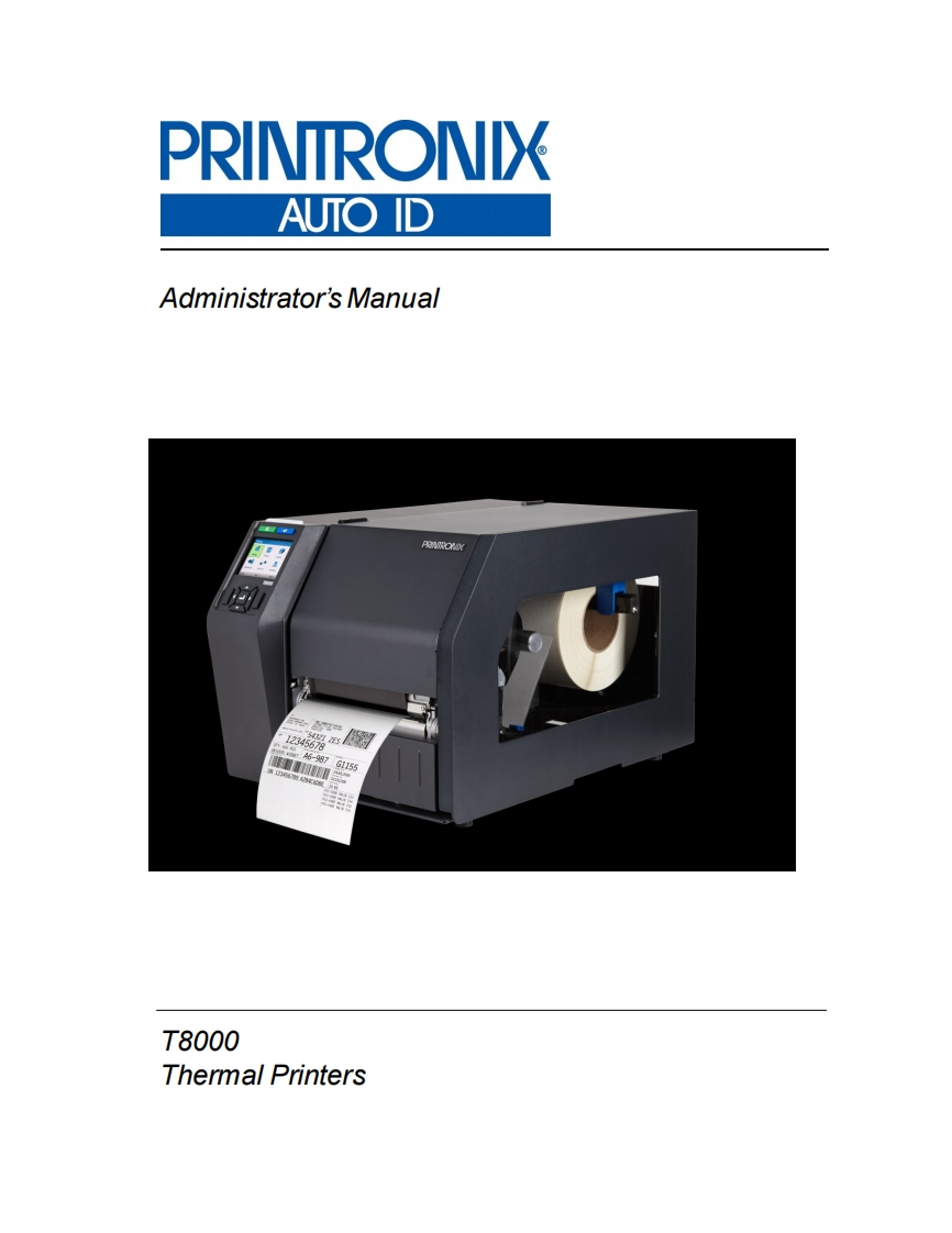 T8000-Administrators-操作说明书手册-258745k_PTX_ADMIN_T8