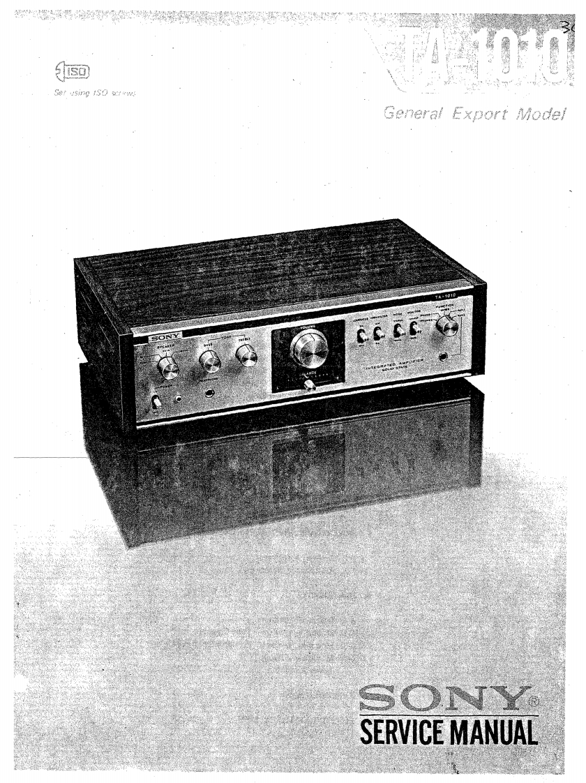 TA-1010-Service-Manual维修操作说明书手册