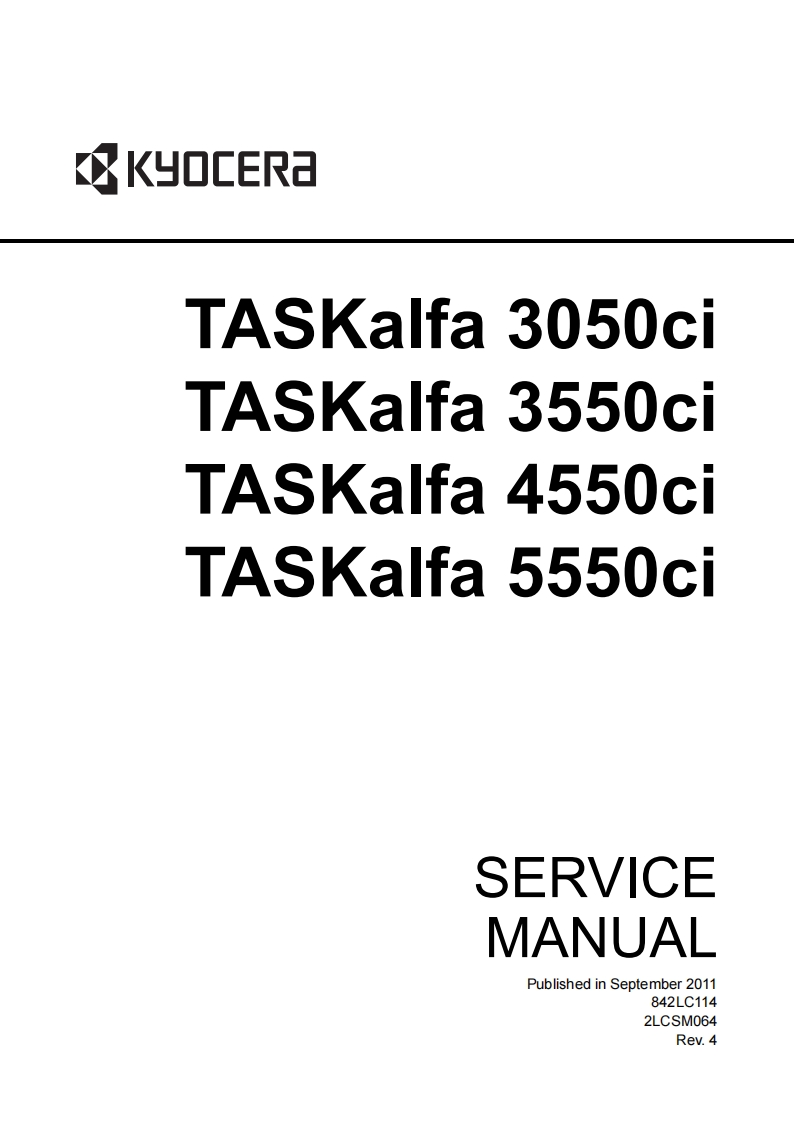 TASKalfa-3050ci_Service-Manual维修维护手册