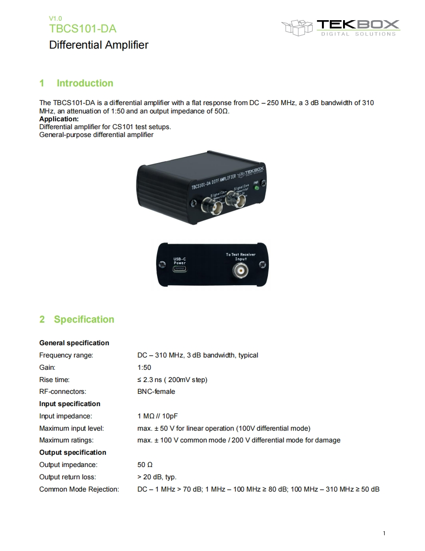 TBCS101-DA_操作说明书手册