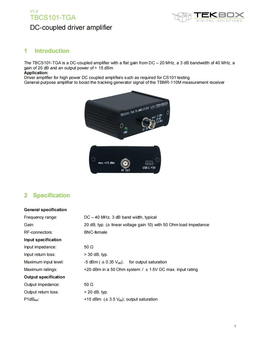 TBCS101-TGA_操作说明书手册