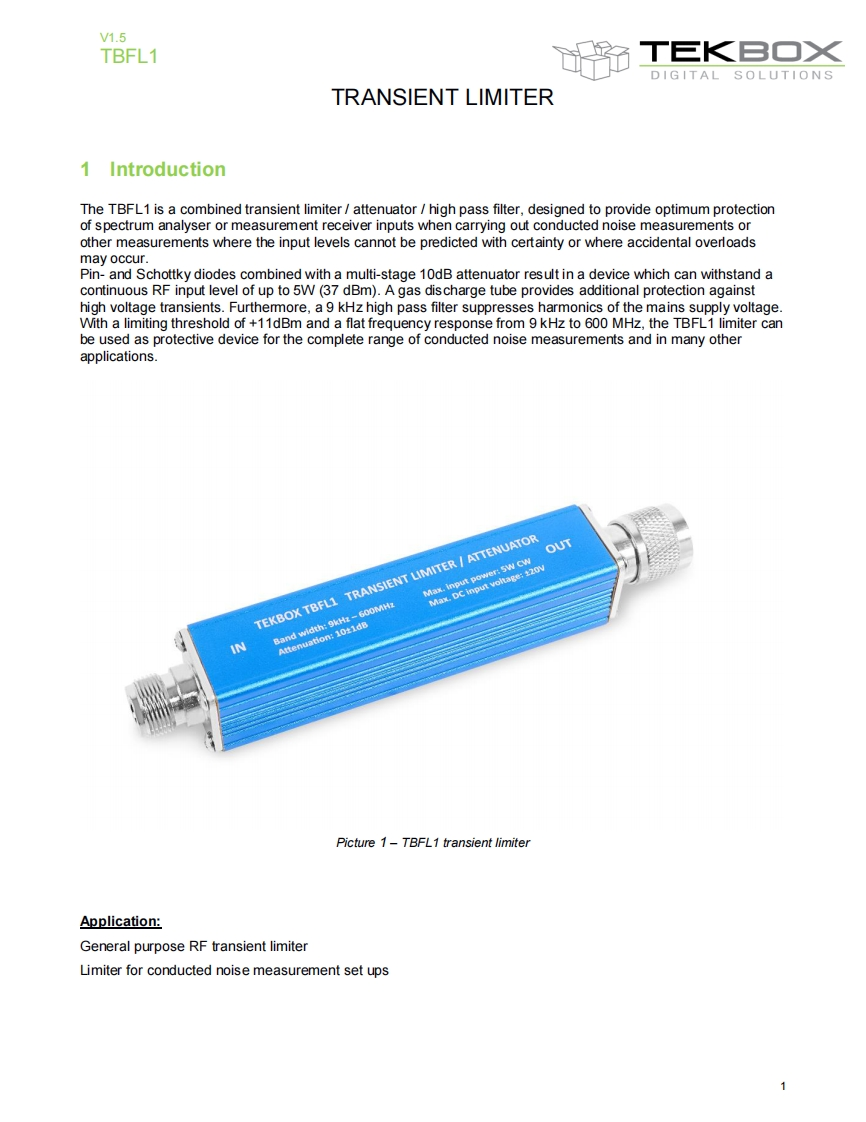 TBFL1_操作说明书手册