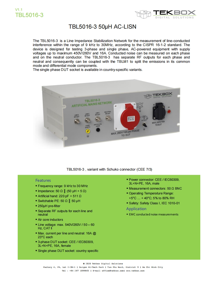 TBL5016-3_LISN-操作说明书手册