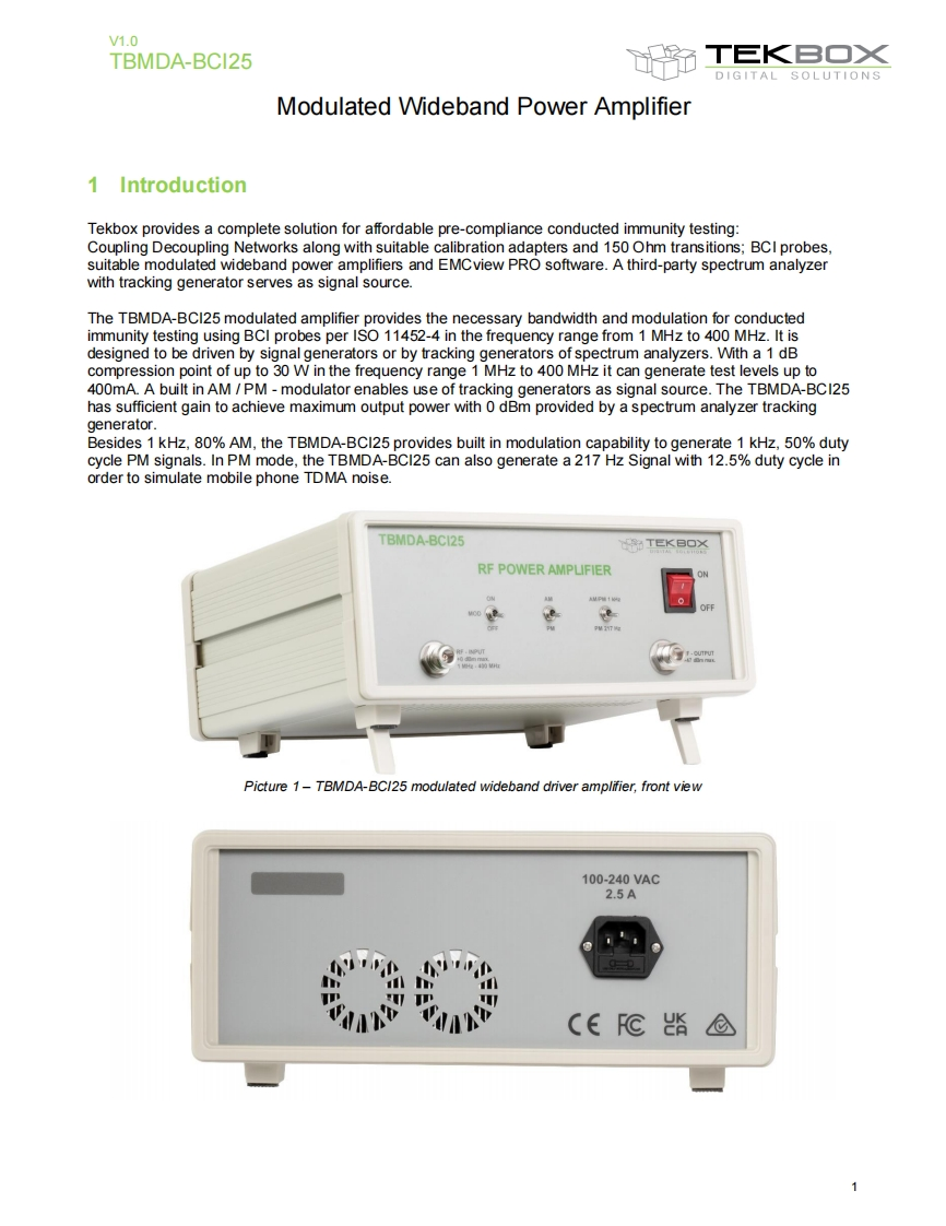 TBMDA-BCI25_操作说明书手册