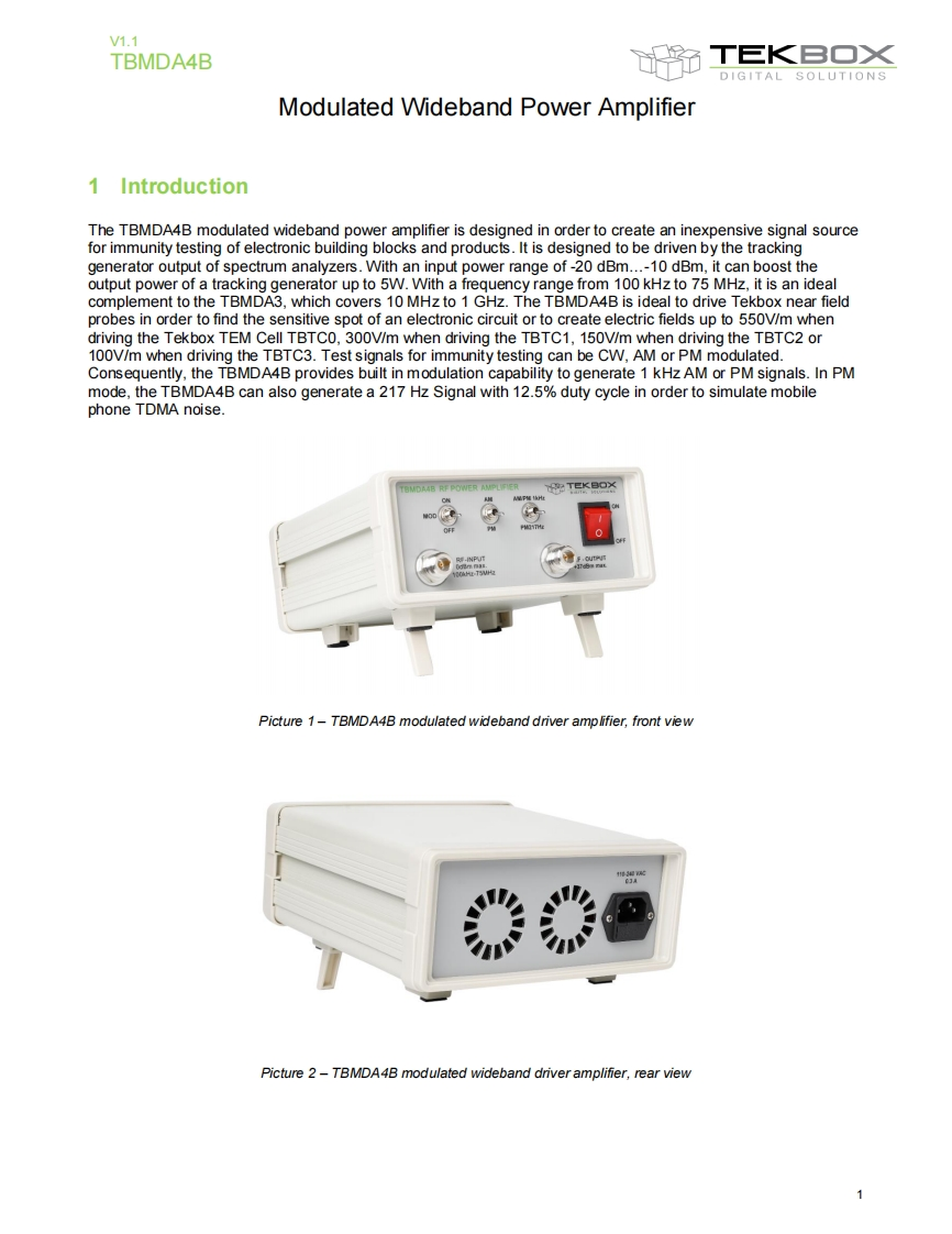 TBMDA4B_操作说明书手册