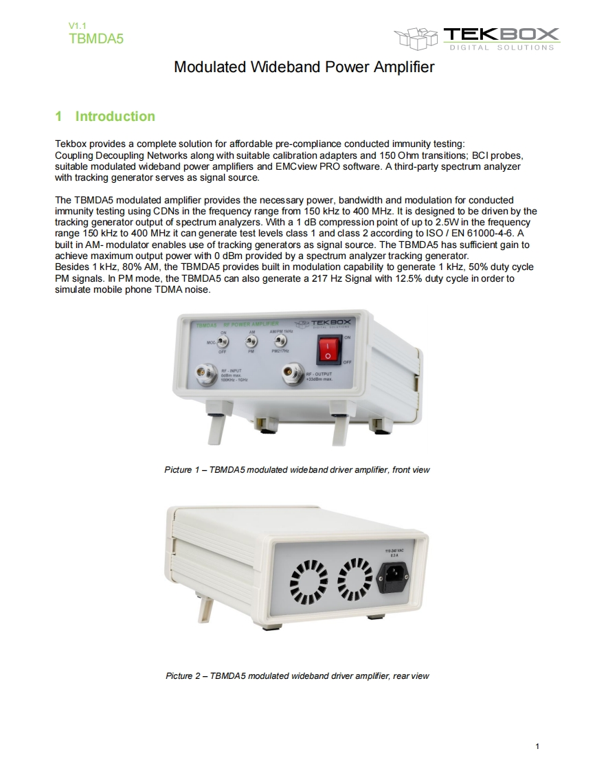 TBMDA5_操作说明书手册
