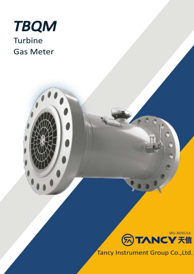 TBQM型气体涡轮流量计使用说明书（海外版V01-20201216）