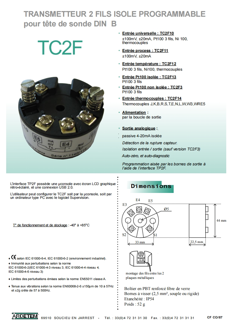 TC2F10-FR安装调试说明书手册