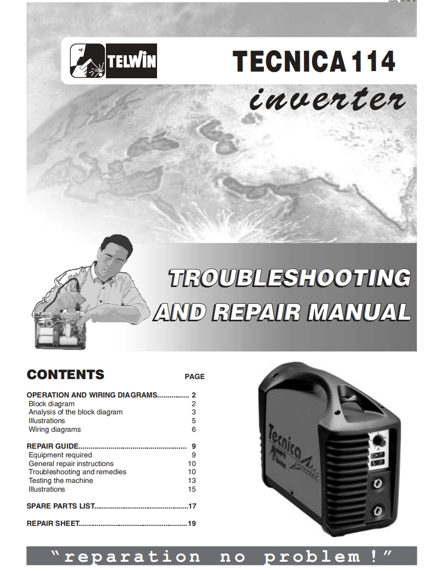 TECNICA140.1-142维修手册含电器原理图