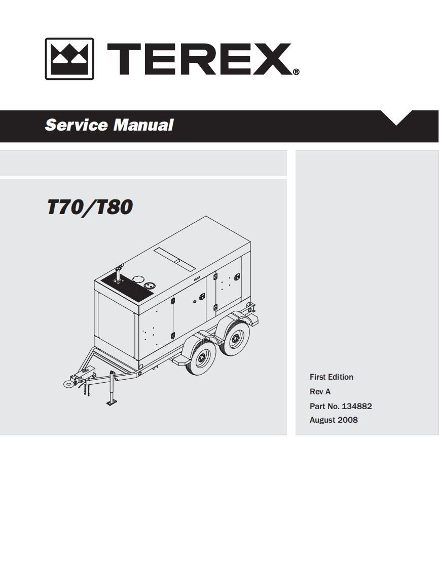 TEREX-移动发电机-T70_T80-9_1维修手册