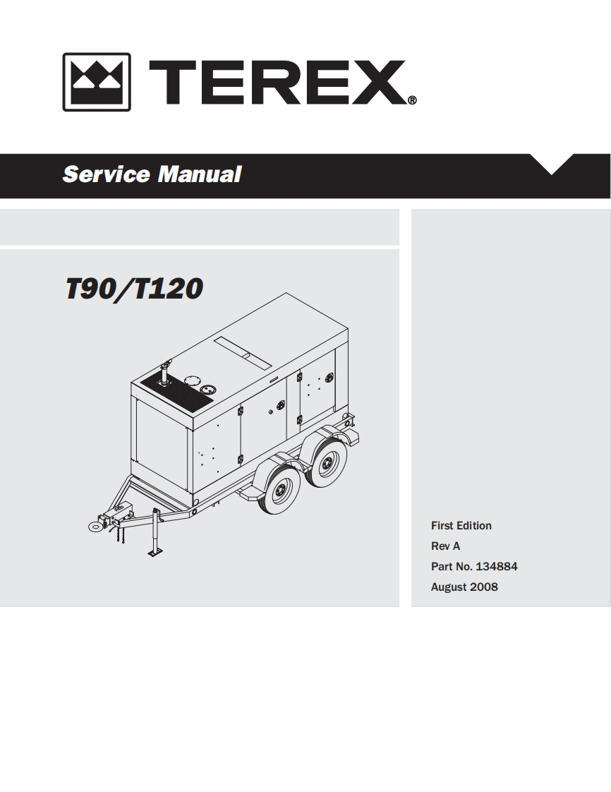 TEREX-移动发电机-T90_T120-1维修手册