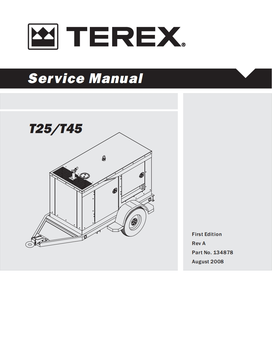 TER日X-移动发电机-T25_T45-C1维修手册
