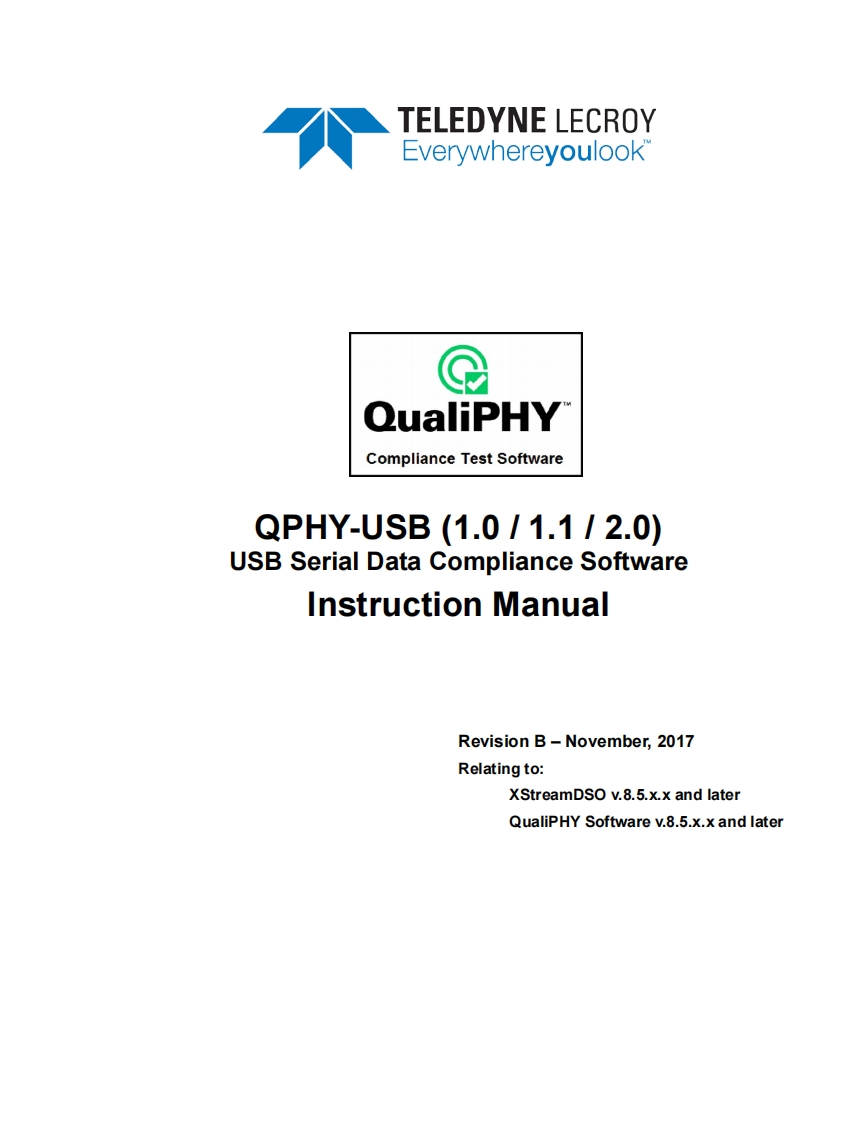 TF-USB-B_Qualiphy_操作说明书手册_om-e_revg