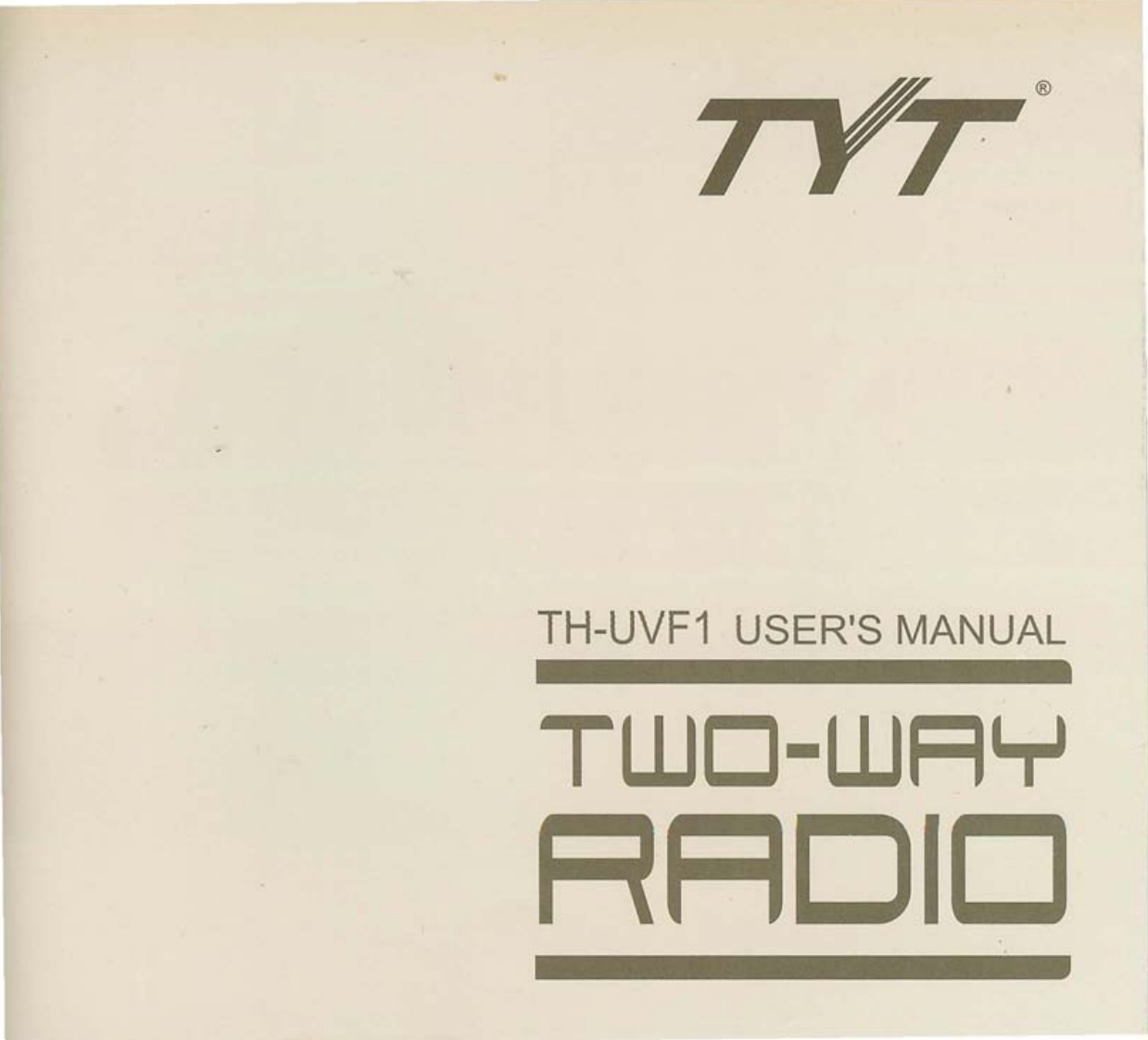 TH-UVF1_Manual操作说明书手册