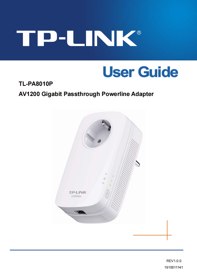 TL-PA8010P_KIT_V1_安装操作说明书手册