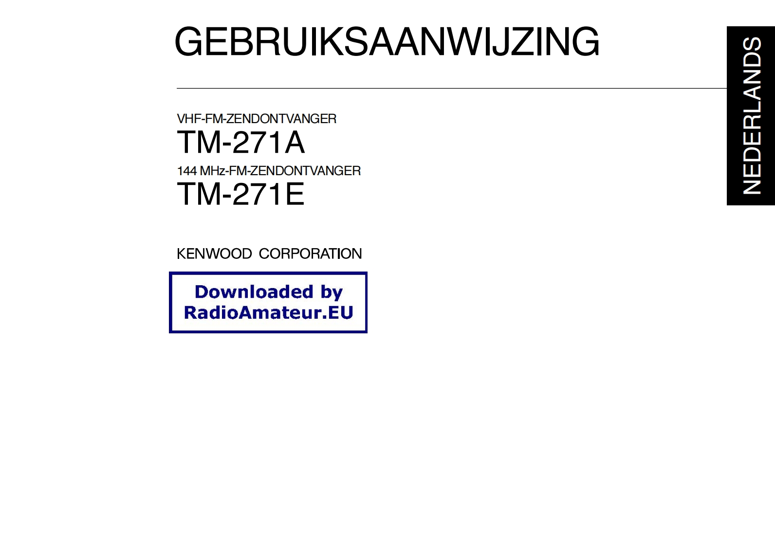 TM-271A_E_user操作说明书手册_NL