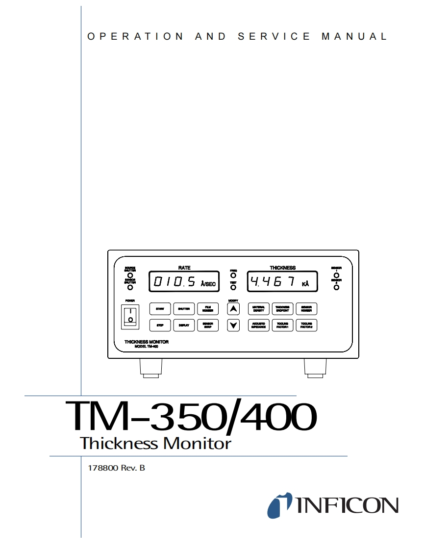 TM-350400操作说明书手册