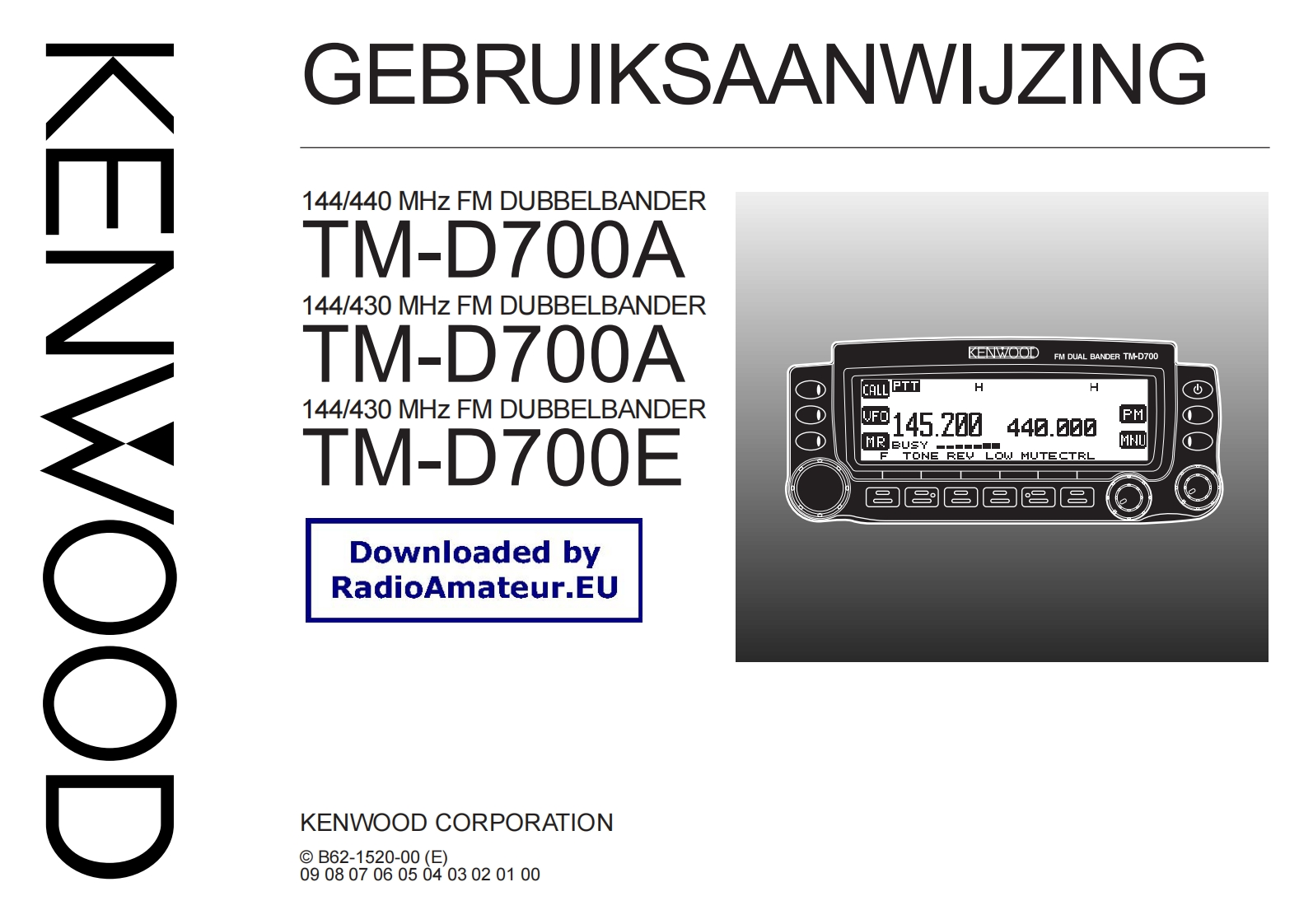 TM-D700A_E_user操作说明书手册_NL