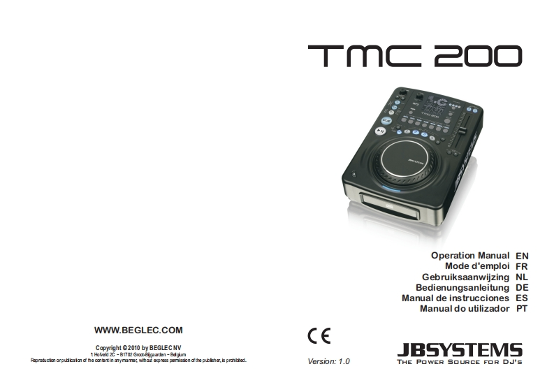 TMC_200_使用说明书手册