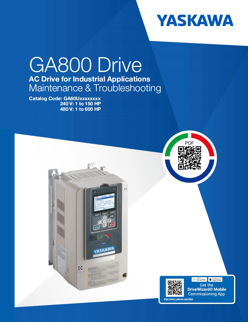 TOEPYAIGA8001GA800MaintenanceandTroubleshootingManual安装操作说明书手册
