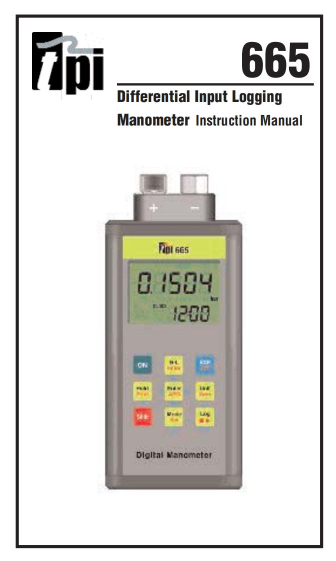 TPI665调试手册说明书指南