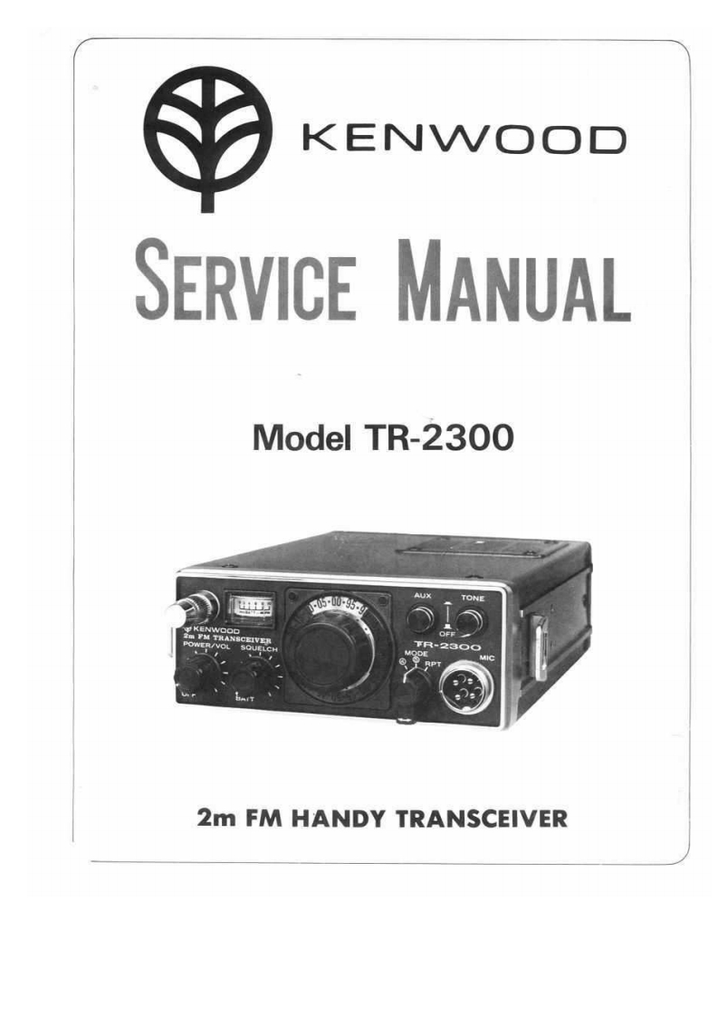 TR-2300_serv维修手册含电器原理图