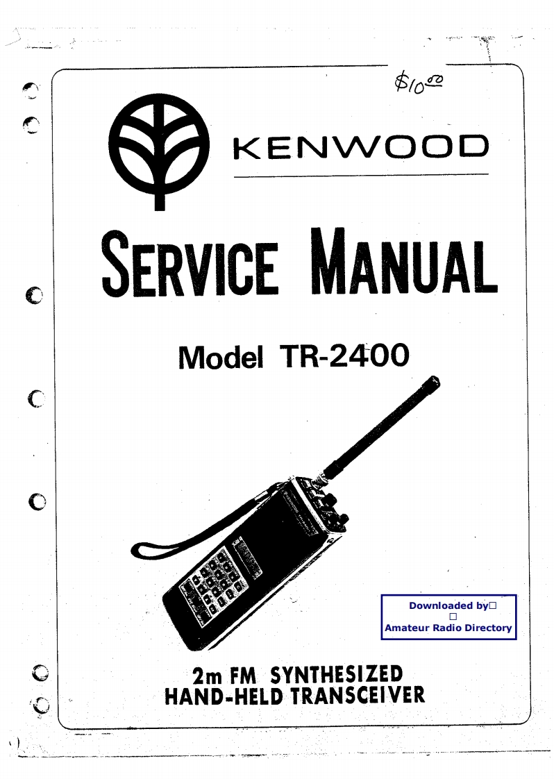 TR-2400_serv维修手册含电器原理图