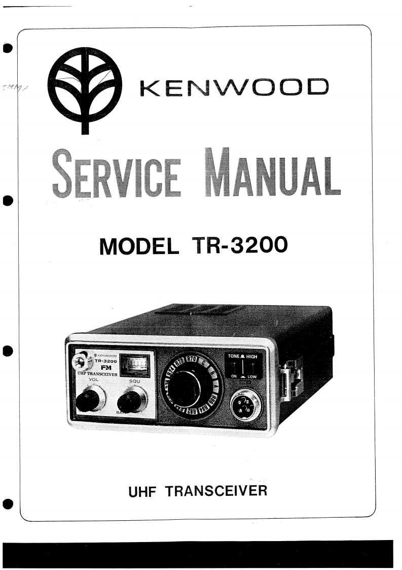 TR-3200_serv维修手册含电器原理图