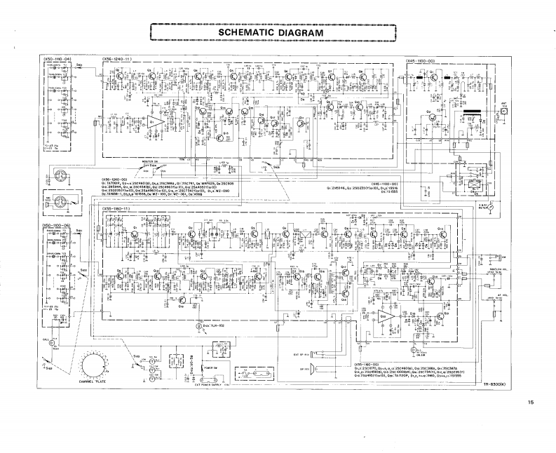 TR-8300_电器原理图