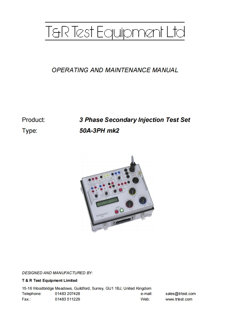 TR-Test-50A-3PH-mk2-User-Manual操作说明书手册新质力文库 - 聚焦新质生产力发展的数字化知识库_行业洞察 / 理论成果 / 实践指南免费下载新质力文库