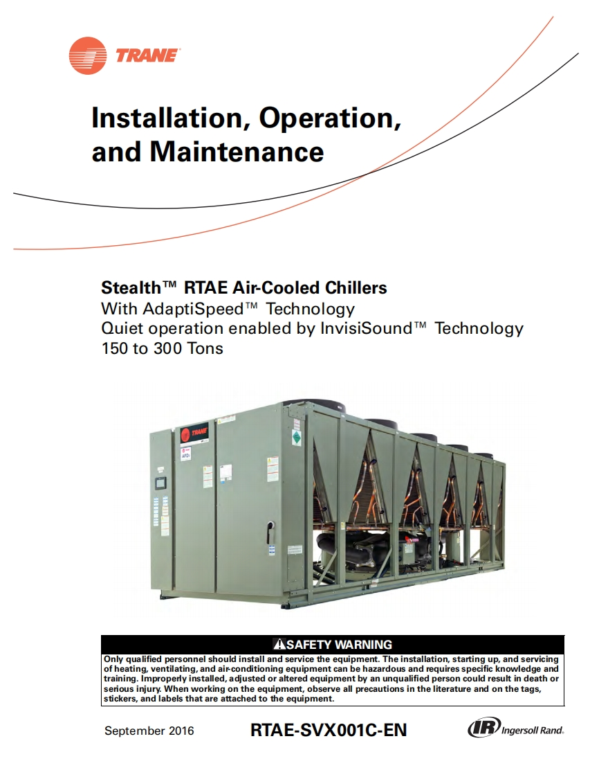 TRANE特灵空调机组RTAE-SVX001C-EN_09072016操作维护说明书手册新质力文库 - 聚焦新质生产力发展的数字化知识库_行业洞察 / 理论成果 / 实践指南免费下载新质力文库