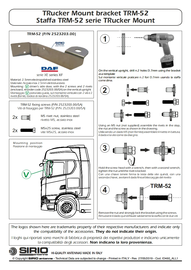 TRM-52installation