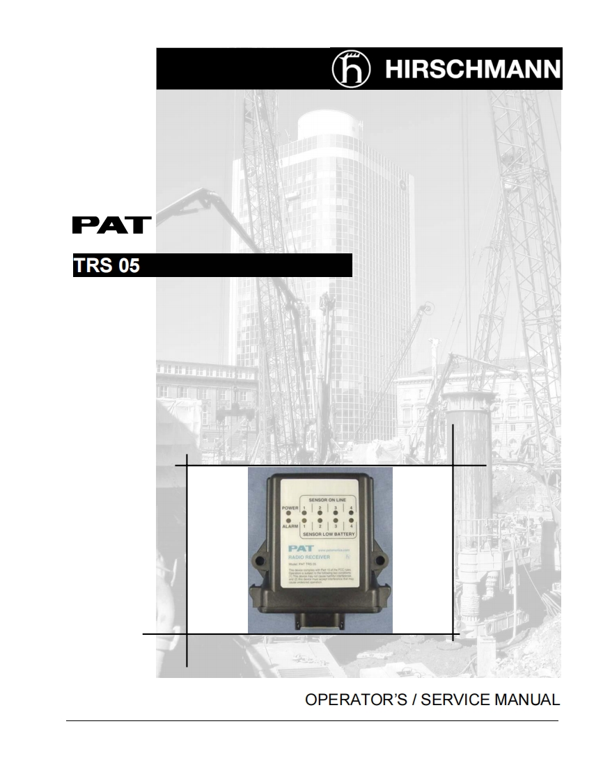 TRS-05-操作说明书手册-Service