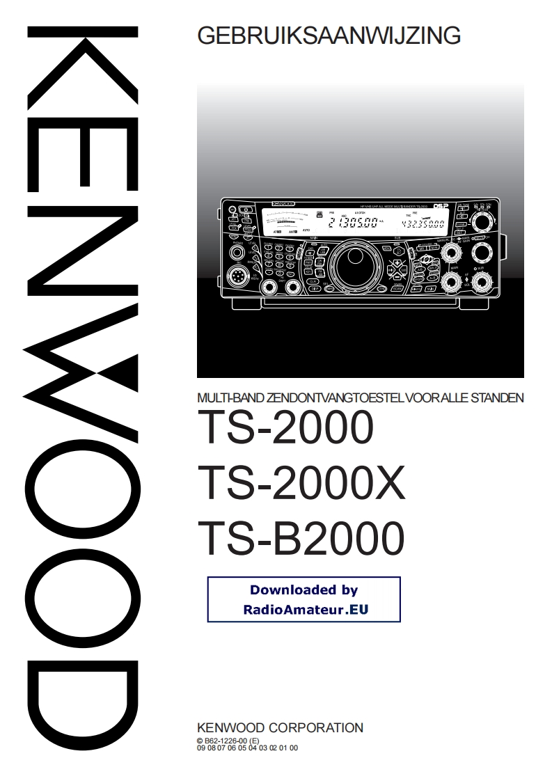 TS-2000_X_TS-B2000_使用说明书手册_NL