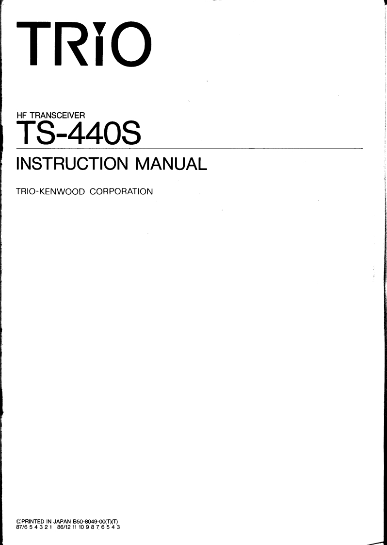 TS-440S-(Manual操作说明书手册)