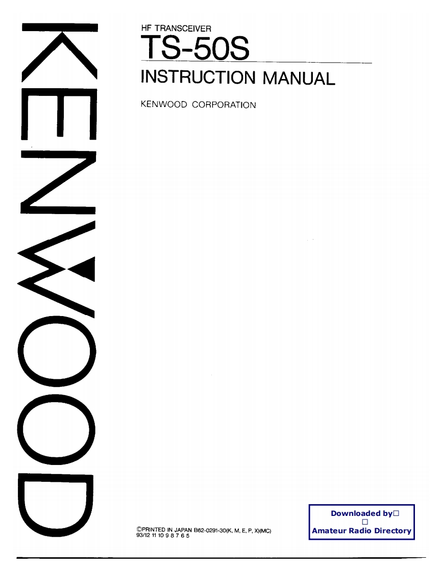 TS-50S_user操作说明书手册