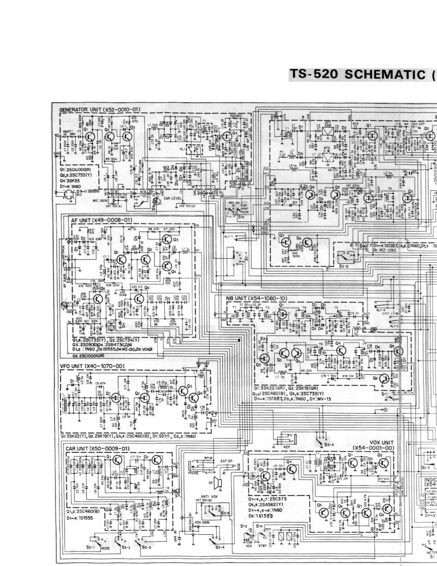 TS-520电器原理图