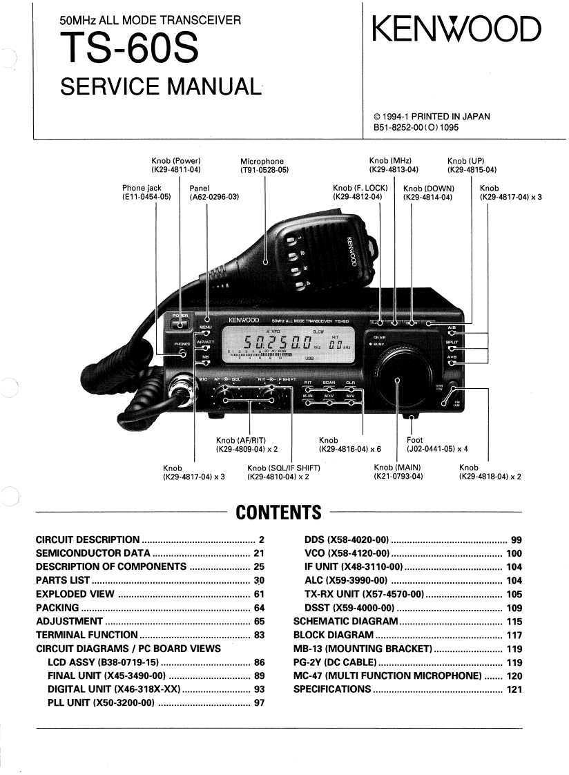 TS-60S_Service_Manual维修维护手册