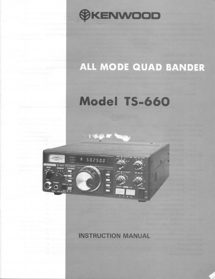 TS-660_使用说明书手册