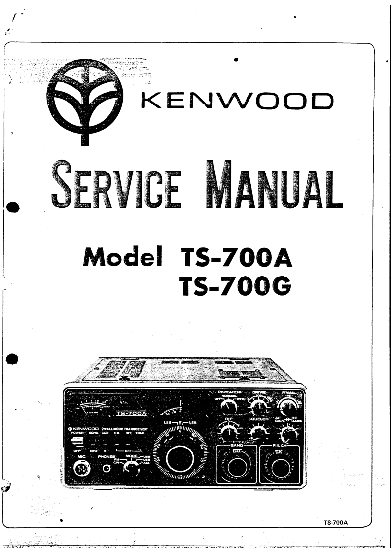 TS-700维修电器原理图手册