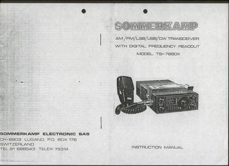 TS-788DX_manual操作说明书手册