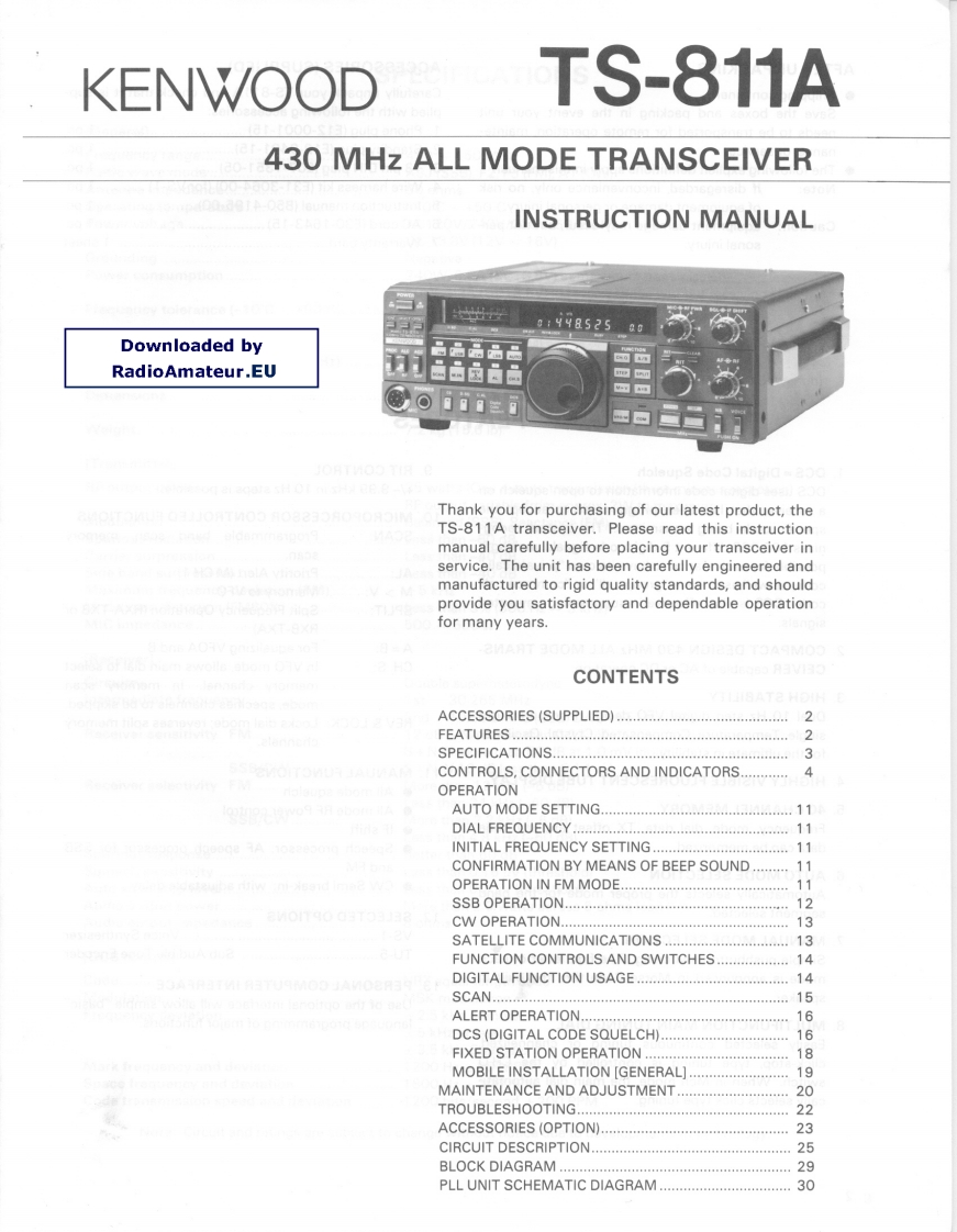 TS-811A_user操作说明书手册