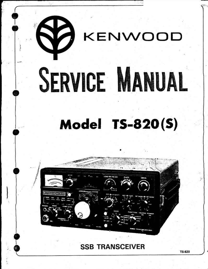 TS-820S维修电器原理图手册