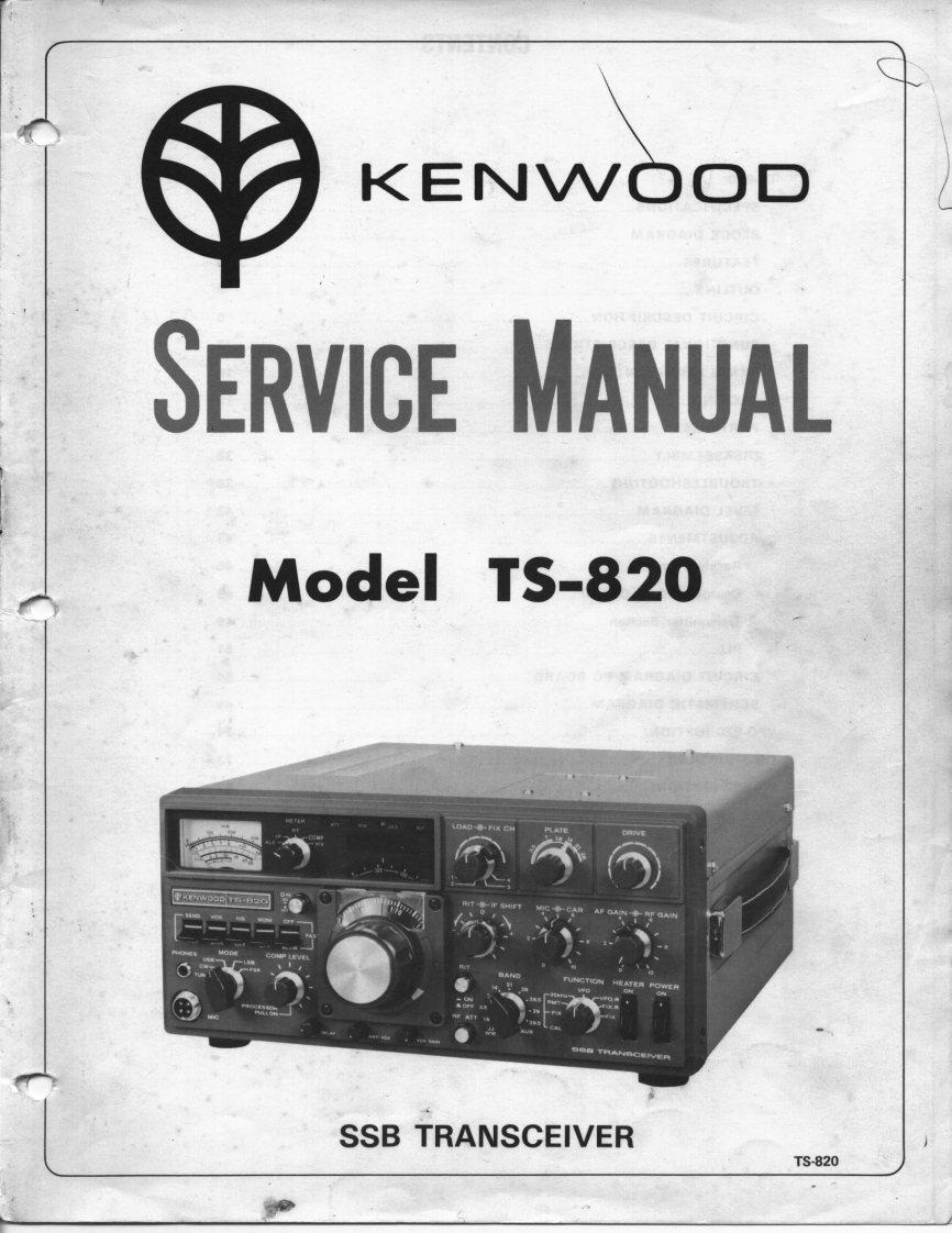 TS-820_serv维修手册含电器原理图