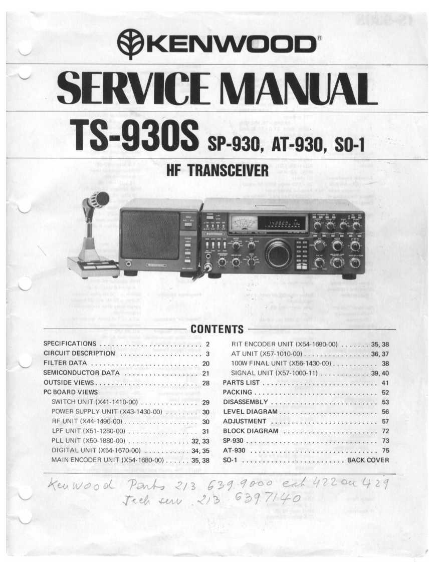TS-930S_serv维修手册含电器原理图_DF8TH_1982