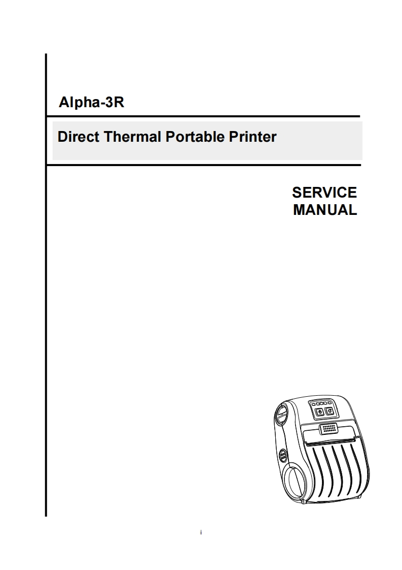 TSC打印机Alpha-3R_service_manual_E维修手册
